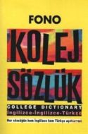 Fono Kolej Sözlük İngilizce/ingilizce-Türkçe                                                                                                                                                                                                                   