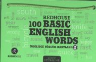 Redhouse 100 Basic English Words 2                                                                                                                                                                                                                             