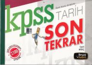 KPSS Tarih Son Tekrar (2014)                                                                                                                                                                                                                                   