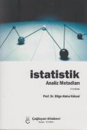 İstatistik - Analiz Metodları                                                                                                                                                                                                                                  