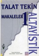 Altayistik Talat Tekin Makaleler 1                                                                                                                                                                                                                             