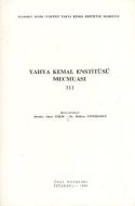 Yahya Kemal Enstitüsü Mecmuası 3. Cilt                                                                                                                                                                                                                         