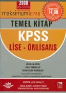 Maksimum KPSS Temel Kitap KPSS Lise- Önlisans                                                                                                                                                                                                                  