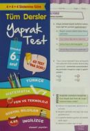 Tüm Dersler Yaprak Test-6                                                                                                                                                                                                                                      