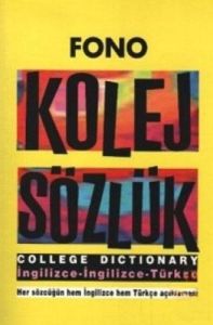 Fono Kolej Sözlük İngilizce/ingilizce-Türkçe                                                                                                                                                                                                                   