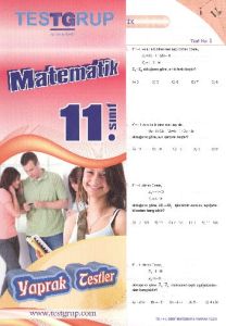 11. Sınıf Matematik Yaprak Testler                                                                                                                                                                                                                             