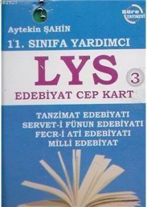 11. Sınıfa Yardımcı LYS Edebiyat Cep Kart 3                                                                                                                                                                                                                    