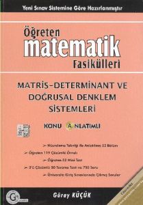 Öğreten Matematik Fasikülleri Matris, Determinant                                                                                                                                                                                                              