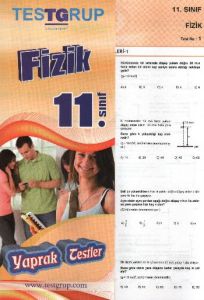 11. Sınıf Fizik Yaprak Testler                                                                                                                                                                                                                                 