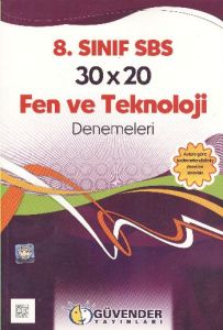 8. Sınıf SBS 30x20 Fen ve Teknoloji Denemeleri                                                                                                                                                                                                                 