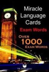 Miracle Language Cards - Exam Words                                                                                                                                                                                                                            