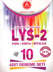 LYS 2 10 Adet Deneme Seti (Fizik, Kimya, Biyoloji)                                                                                                                                                                                                             