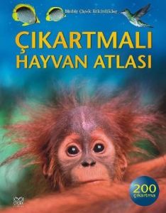 Çıkartmalı Dünya Atlası- Hayvanların Yaşadığı Yerl                                                                                                                                                                                                             