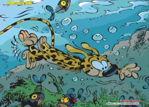 Marsupilami Karton Yapboz 20 Parça - (Sualtında)                                                                                                                                                                                                               