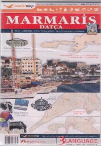 TOURİST MAP MARMARİS DATÇA                                                                                                                                                                                                                                     