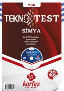 Körfez YGS Kimya Tekno Poşet Test Çözüm (DVD’li)                                                                                                                                                                                                               