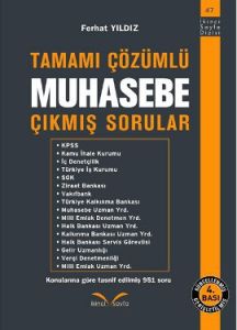 Tamamı Çözümlü Muhasebe Çıkmış Sorular                                                                                                                                                                                                                         