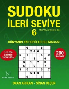 Sudoku İleri Seviye 6 - Profesyoneller İçin                                                                                                                                                                                                                    