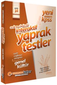 2014 KPSS Genel Kültür İnteraktif Çek Kopar Testle                                                                                                                                                                                                             