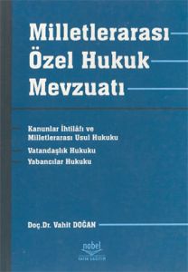 Milletlerarası Özel Hukuk Mevzuatı                                                                                                                                                                                                                             