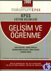 Maksimum KPSS Eğitim Bilimleri Gelişim ve Öğrenme                                                                                                                                                                                                              