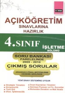 Açıköğretim Sınavlarına Hazırlık 4. Sınıf İşletme                                                                                                                                                                                                              