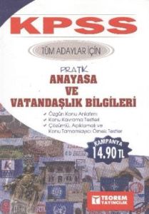 KPSS Tüm Adaylar İçin Pratik Anayasa ve Vatandaşlı                                                                                                                                                                                                             