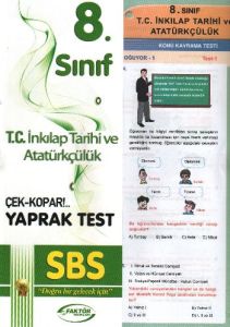 Faktör SBS 8. Sınıf T.C. İnkılap Tarihi ve Atatürk                                                                                                                                                                                                             