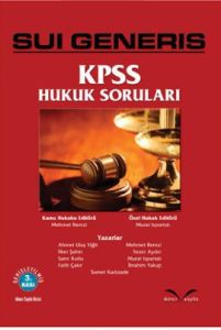 Sui Generis KPSS Hukuk Soruları                                                                                                                                                                                                                                