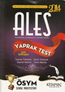 Kitapseç 2014 ALES Yaprak Test Çek Koparlı                                                                                                                                                                                                                     