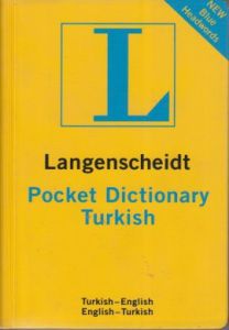 Langenscheidt Pocket Dictionary Turkish                                                                                                                                                                                                                        