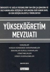 Yükseköğretim Mevzuatı                                                                                                                                                                                                                                         