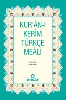 Kur'an-ı Kerim Türkçe Meali                                                                                                                                                                                                                                    